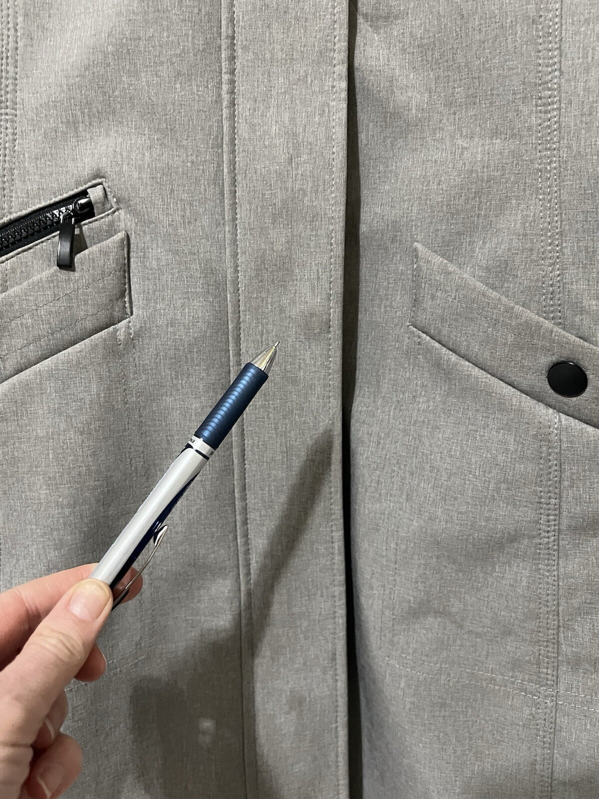 Pendleton Women’s Gray Lined Hooded Full Zip Jack… - image 14