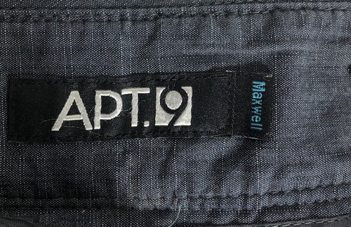 Apt. 9 "Maxwell" Capri Pants ~ Women's Size 12 ~ Blue Gray ~ 10” Rise ~ Wide Leg - Picture 3 of 9
