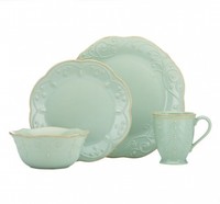 4-piece Place Setting Lenox French Perle ,dinner Service Table Kitchen Ice Blue on sale 4-piece Place Setting Lenox French Perle ,dinner Service Table Kitchen Ice Blue on sale