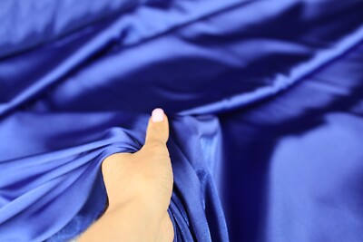Royal Lush Satin Charmeuse Fabric By The Yard