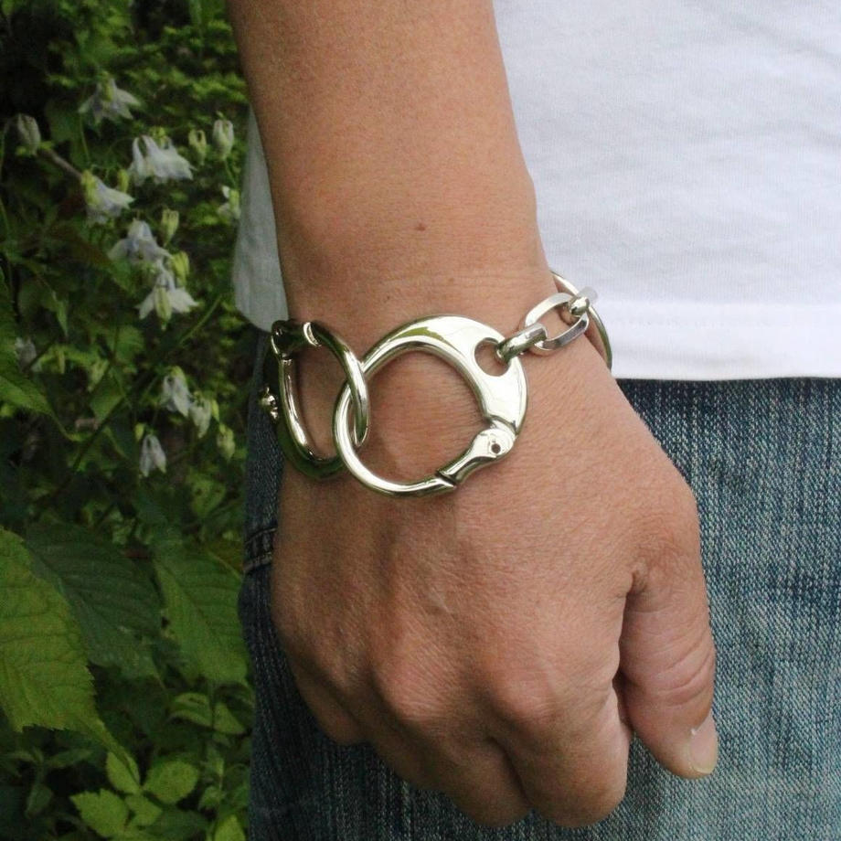 Solid Sterling Silver Keith Richards Heavy Handcuff Bracelet - Etsy | Hand  cuff bracelet, Sterling silver bracelets, Handcuff