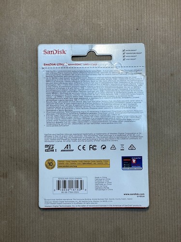 SanDisk Ultra Micro SD Card 32G Memory Card - NEW AND SEALED - - Picture 2 of 2