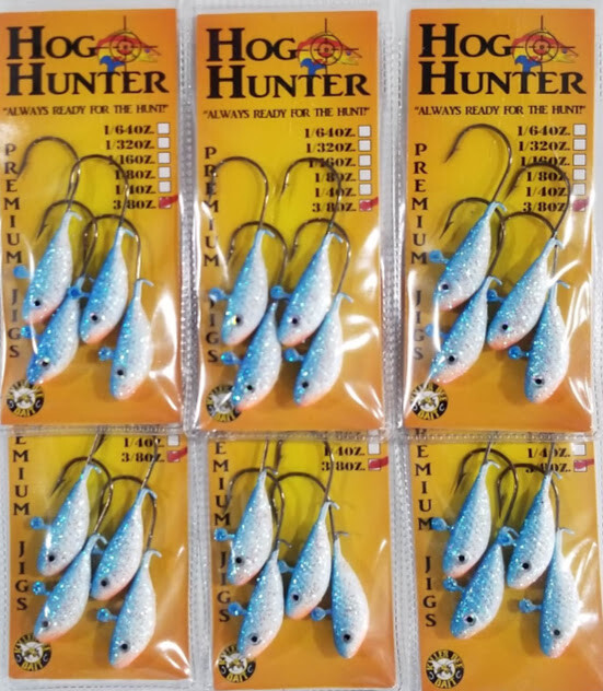 4 Hog Hunter 3/8 ounce Swimbait Jig Heads MultiSpecies Fishing Lure