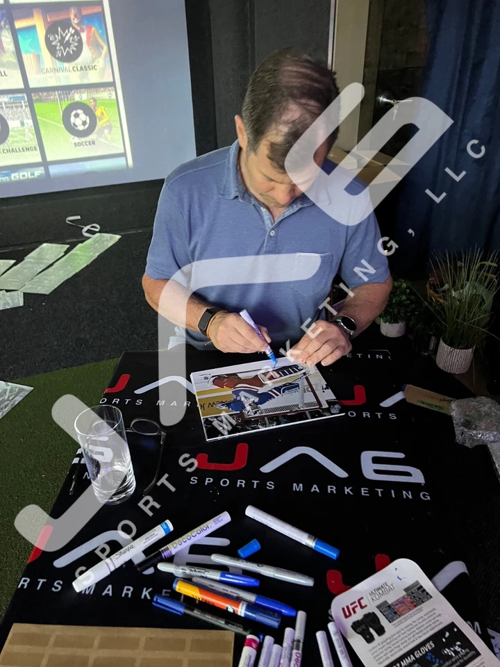 Mike Richter autographed signed 8x10 photo NHL New York Rangers PSA COA - Image 2 of 2