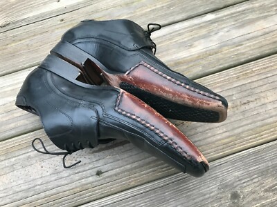 VIA SPIGA Men Shoes Black Leather Upper Lace Up Dress Shoes M-Louie Size 11M Via Spiga | Shoes | Via Spiga Mens Boots Color Black Size 1  main image 3