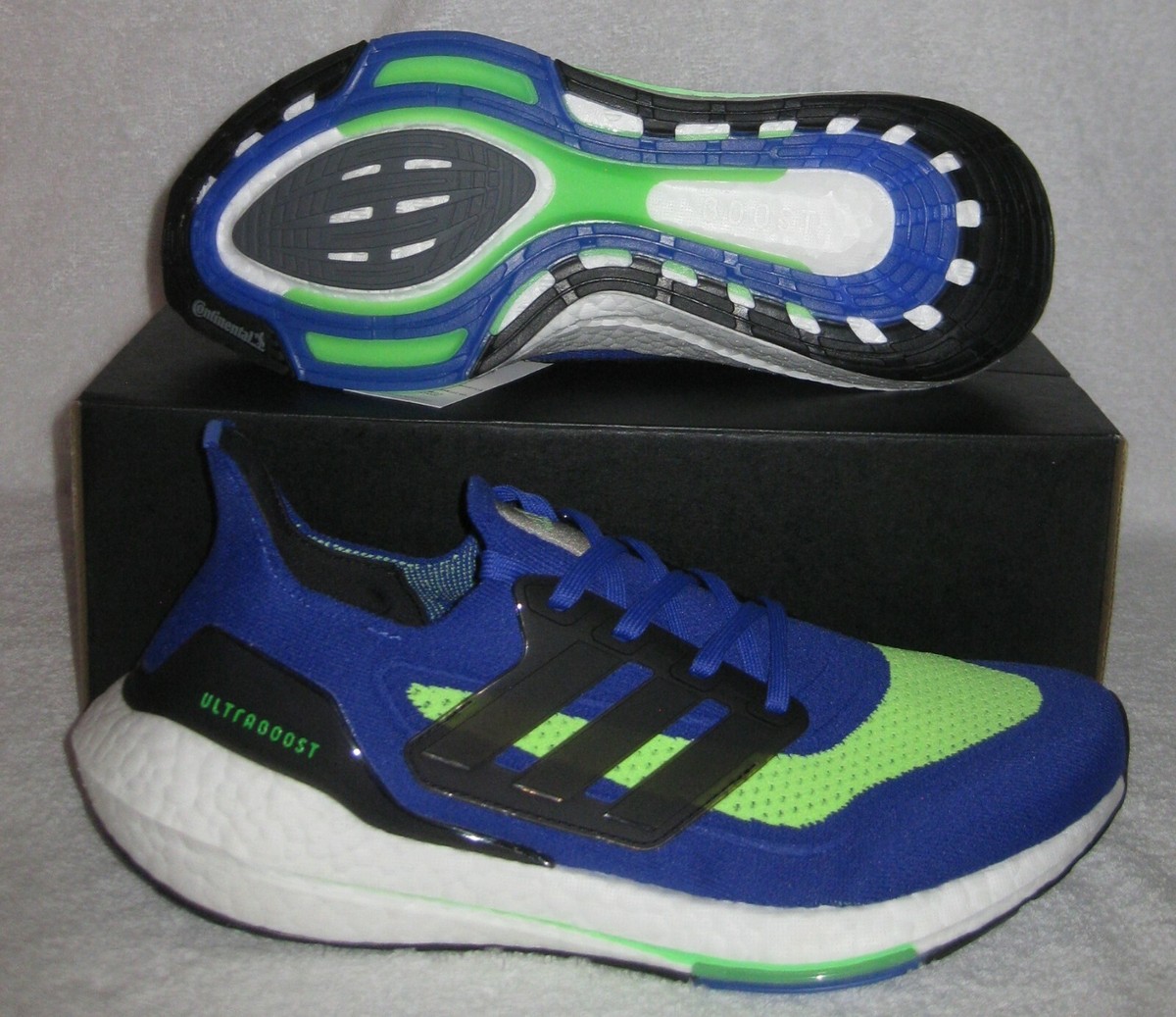 ADIDAS ULTRABOOST 21 RUNNING SHOES MEN'S SZ 9 NIB S23873