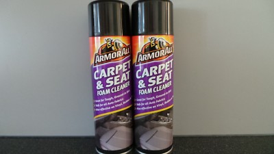 2X ARMORALL AUTO TEPPICH POLSTER SCHÄUMEN REINIGER. FÜR SITZE, TEPPICHE ETC.
