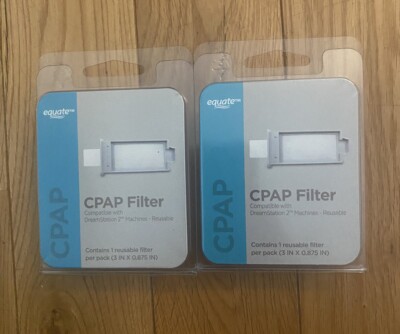 Lot Of 2 Equate CPAP DreamStation 2 Machines Reusable filter