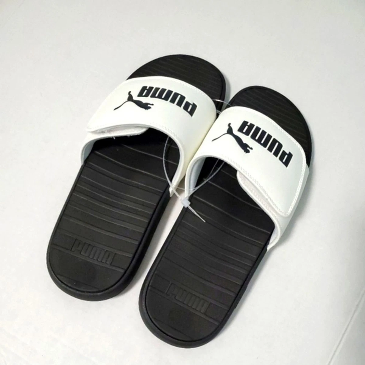 ⭐️PUMA? MEN’S FLIP FLOPS,  WHITE AND BLACK, SIZE 10 Puma Shoes Basic Flip | Sportsman24 main image 2