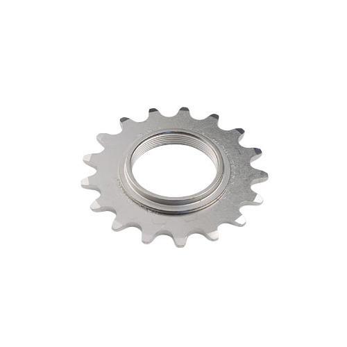 Pignon fixe Miche 17 dents haute precision en acier argent pour vélodrome