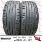 245 50 R 19 x2 Bridgestone RUNFLAT Part Worn Used Tyres 24550R19x2 6 62 mm
