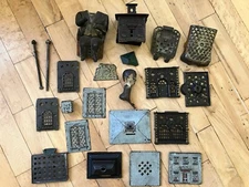 PARTS LOT Antique Cast Iron Coin Bank Mechanical Novelty JE Stevens Tammany Hall