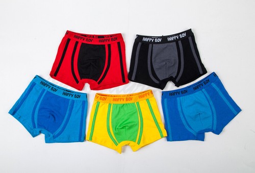 1pc Size 3 5 7 9 11 years Comfort Cotton Boys Boxers Briefs Cute Kids Underwear - Picture 6 of 46