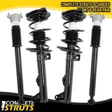 2010-2014 Mercedes C250 RWD Front Quick Complete Struts & Rear Shock Absorbers