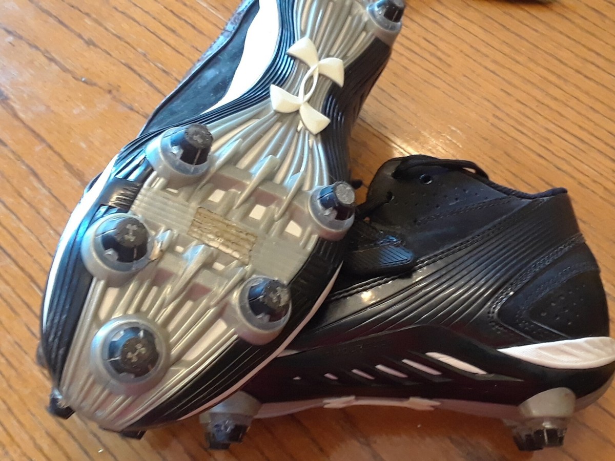Under Armour Bound Black Athletic Cleats, Suede, Support  display picture 3