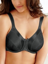 Bali Women's Satin Tracings Underwire Minimizer Bra 3562
