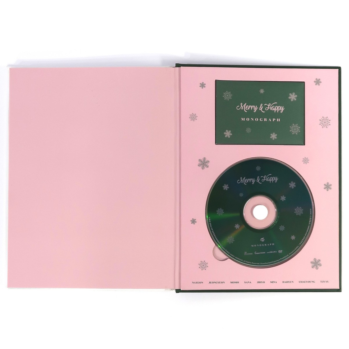Twice - Merry & Happy Monograph Photobook + DVD No Photocards 2018