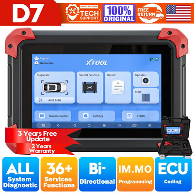 2026 Nest Xtool D7 Car OE-level Diagnostic Tool ABS SRS OBD2 Scanner ECU Coding