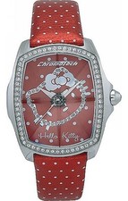 Orologio Hello Kitty Sanrio donna ragazza quadrante rosso cinturino pelle CT.7896LS/41