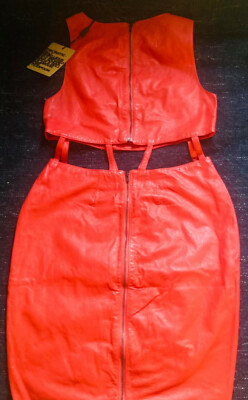ONE TEASPOON Real Leather Cut Out Party Dress Full Zip Lined size S Rare! Sample | eBay ONE TEASPOON Real Leather Cut Out Party Dress Full Zip Lined size S Rare! Sample | eBay
