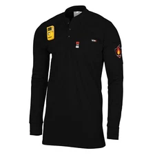 NEW Proactive FR Flame Resistant Henley Shirt SHIPS TODAY (3X-LARGE) -BLACK