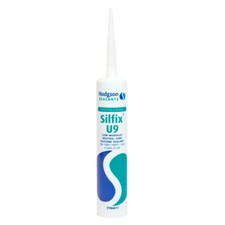 1x Hodgson Clear Silfix U9 Silicone Sealant For Static Caravan & Motorhome