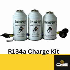 Enviro-Safe Auto R134a Replacement Refrigerant w/Dye & Stop Leak Kit