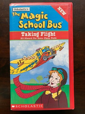 The Magic School Bus TAKING FLIGHT Scholastic VHS Kids Educational ...