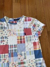 106 Polo Ralph Lauren Women’s T-Shirt Dress Patchwork Print