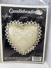 Needle Magic CANDLEWICK Kit 5004 Heart Pillow Ring Bearer