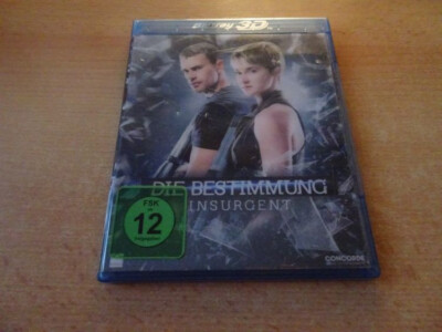 3D Blu Ray Die Bestimmung - Insurgent - Shailene Woodley Theo James
