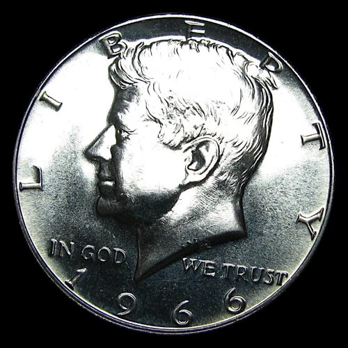 1966 SMS Kennedy Half Dollar --- Gem BU+ SMS Stunning Coin --- #792RB