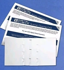 Digital Check Scanner Cleaning Card Featuring Waffletechnology 15 CARDS