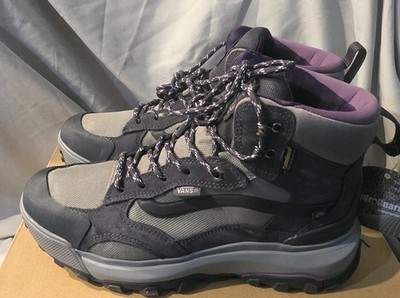 Vans Mte Crestline WP Boots Dark Gray Men Size 8.5 Women 10 New No Box Top