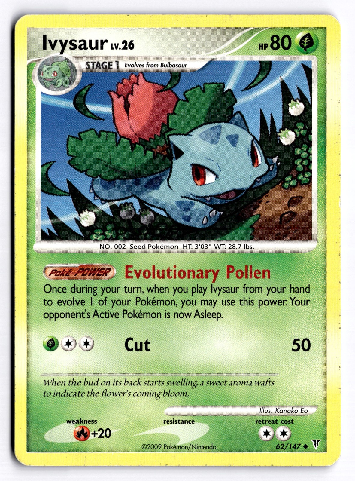 Ivysaur Uncommon Supreme Victors 62 NM