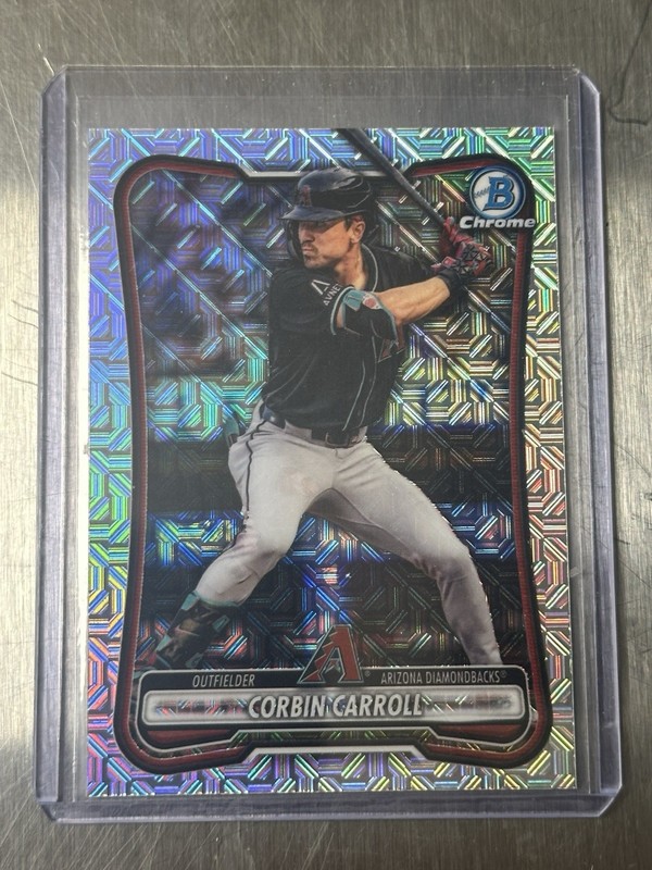 Bowman Chrome Corbin Carroll Mega Box Mojo Refractor #80 DBacks