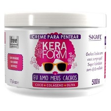 Skafe - Keraform - Creme para Pentear Eu Amo Meus Cachos 500Gr - Cream 17.63Oz