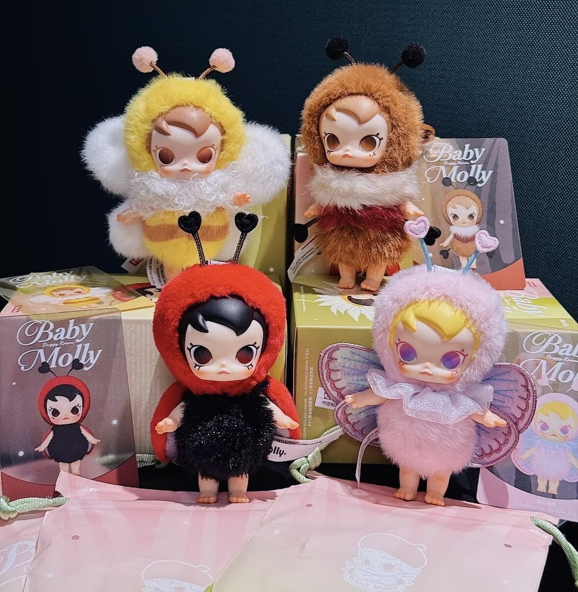 Baby Molly Buggy Roam Series Vinyl Plush Pendant Blind Box Figure
