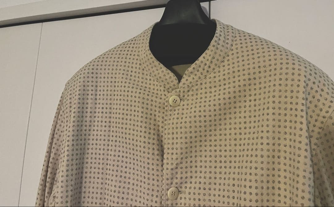 COMOLI SizeS Dot Stand Collar Jacket Jacket V01-0… - image 5