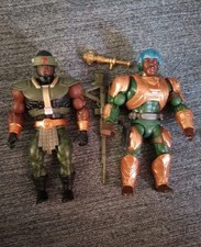 Masters of the Universe Origins MAN-AT-ARMS & TRI-KLOPS 2 Movie Figure Lot MOTU