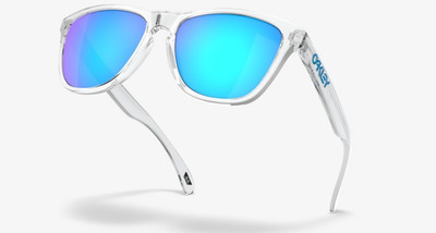 Oakley Frogskins   Transparent Glanz + Irid Saphir.   Sonnenbrille...