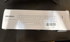 Seenda Wireless Bluetooth Keyboard and Mouse Combo 2.4G Wireless Ultra Slim