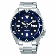 Seiko 5 Sports Men's Automatic Blue Dial Day/Date 42.5mm Watch BRAND NEW SRPD51K