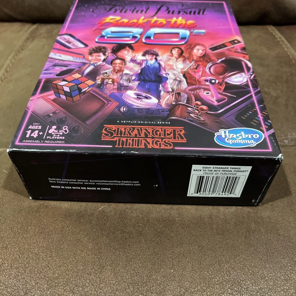 Stranger Things Trivial Pursuit Back To The 80's Board Game 2018 100% COMPLETE - Image 3 of 4