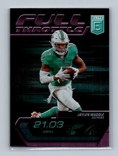 2024 Donruss Elite #16 Jaylen Waddle Full Throttle Pink
