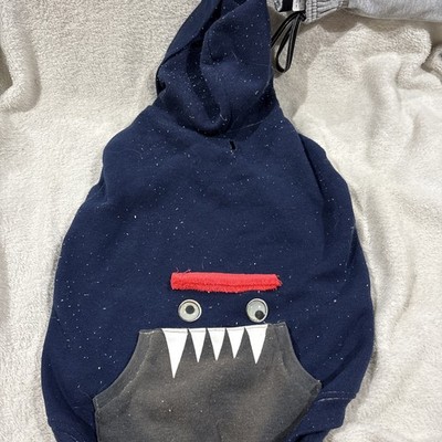Top Paw Monster Sweatshirt For Dogs Size Large With Googly Eyes