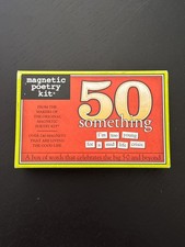 Magnetic Poetry 50 Something Kit 3150 240 Word Magnets Vintage 2008