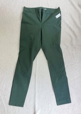 Old Navy Women's 14 Tall High Rise Pixie Full Length Green Pants