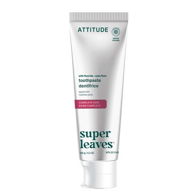 Complete Care Toothpaste with Fluoride, Spearmint Flavor, Vegan & CrueltyFree...