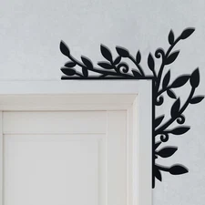 Leaf Frame Metal Wall Art Decor Wall Hanging for Home Office Living Room Bedroom